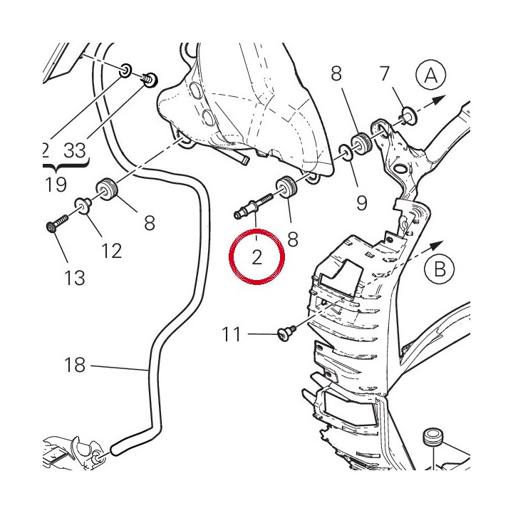 Vis special 7791B891AA — réf. 7791B891AA | Ducati Store