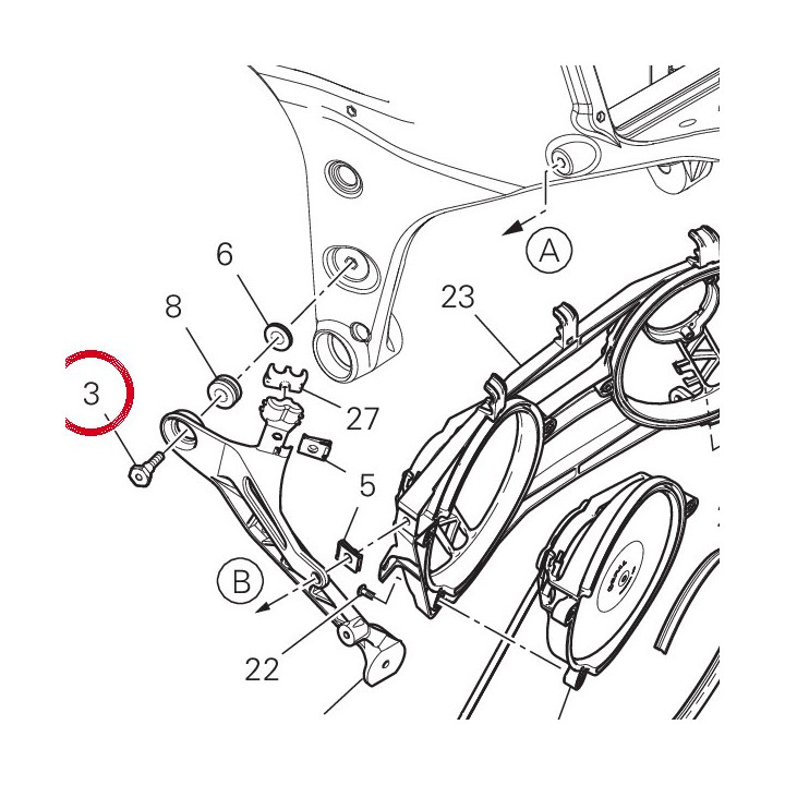 Vis special 7791B911AA — réf. 7791B911AA | Ducati Store
