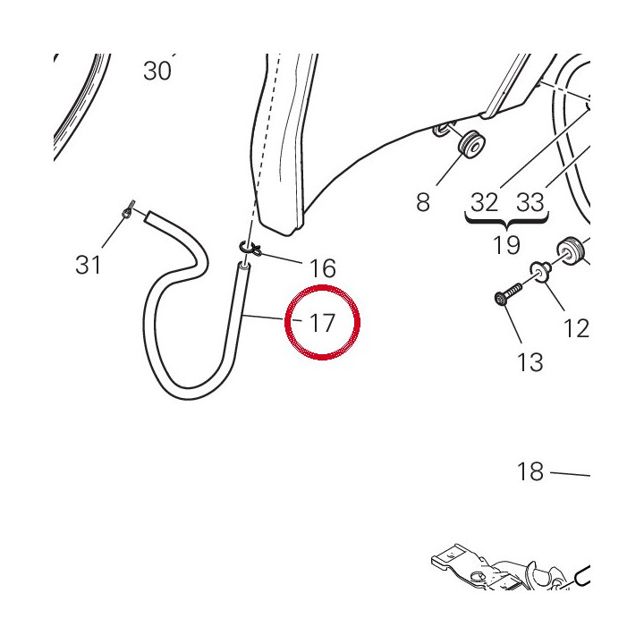 Tube D'Event 93410561A — réf. 93410561A | Ducati Store