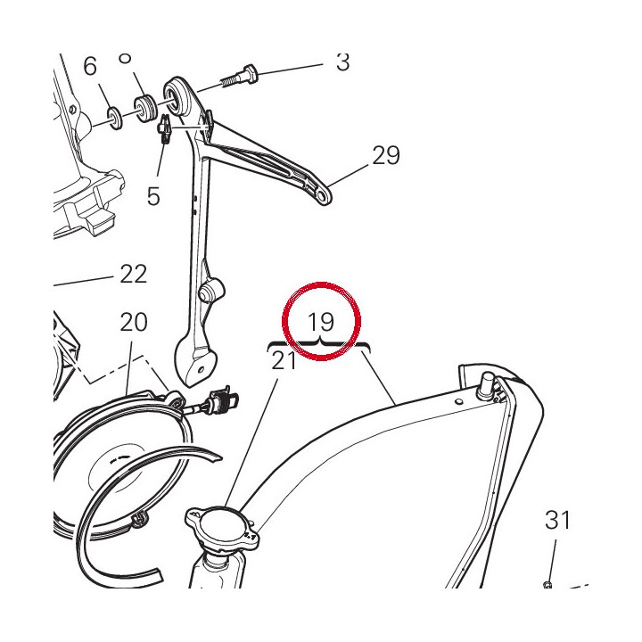 Radiateur D'Eau 54812531A — réf. 54812531A | Ducati Store