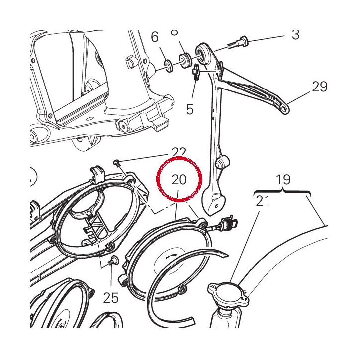 Electro - ventilateur — réf. 55020331A | Ducati Store