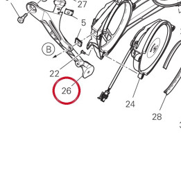 Support droit 82718822A — réf. 82718822A | Ducati Store