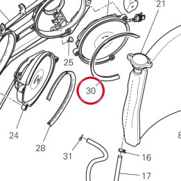 Joint gauche 79110931A — réf. 79110931A | Ducati Store