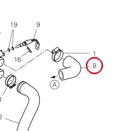 Tuyau eau 80018121A — réf. 80018121A | Ducati Store
