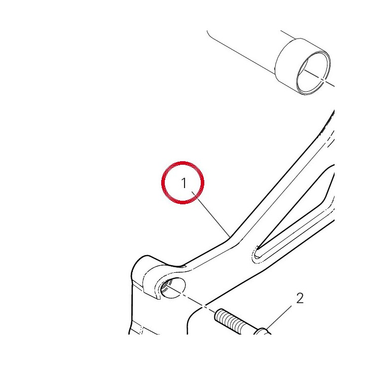 Support gauche 8291P781AB — réf. 8291P781AB | Ducati Store