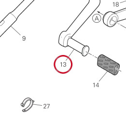 Levier de commande — réf. 45613411AB | Ducati Store