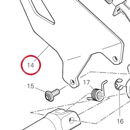 Pare-Talon avant droit — réf. 24716131AB | Ducati Store