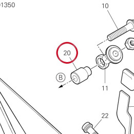 Entretoise 71611741AA — réf. 71611741AA | Ducati Store