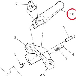 Repose-Pieds gauche — réf. 46410992AA | Ducati Store