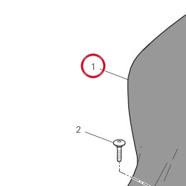 Garde-Boue arrière 56511231A — réf. 56511231A | Ducati Store
