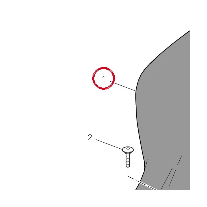 Garde-Boue arrière 56511231A — réf. 56511231A | Ducati Store