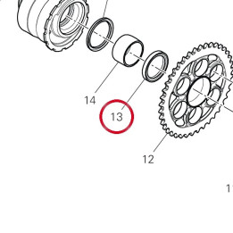 Entretoise 71413531AA — réf. 71413531AA | Ducati Store