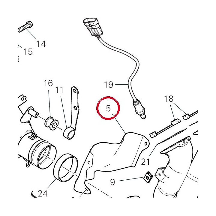 Pare-Chaleur démarreur — réf. 46110561B | Ducati Store