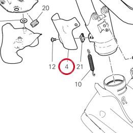 Pare-Chaleur inférieur — réf. 46111141A | Ducati Store