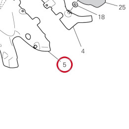 Pare-Chaleur arrière droit — réf. 46110581C | Ducati Store