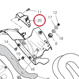 Protection câblage 4601G571A — réf. 4601G571A | Ducati Store