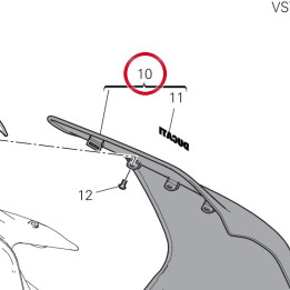 Panneau lateral gauche — réf. 48212461AH | Ducati Store