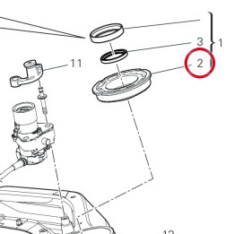 Douille supérieur — réf. 75610911AA | Ducati Store