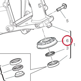Douille inférieur — réf. 75610921AA | Ducati Store