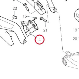 Calotte droit culasse — réf. 4601G561A | Ducati Store