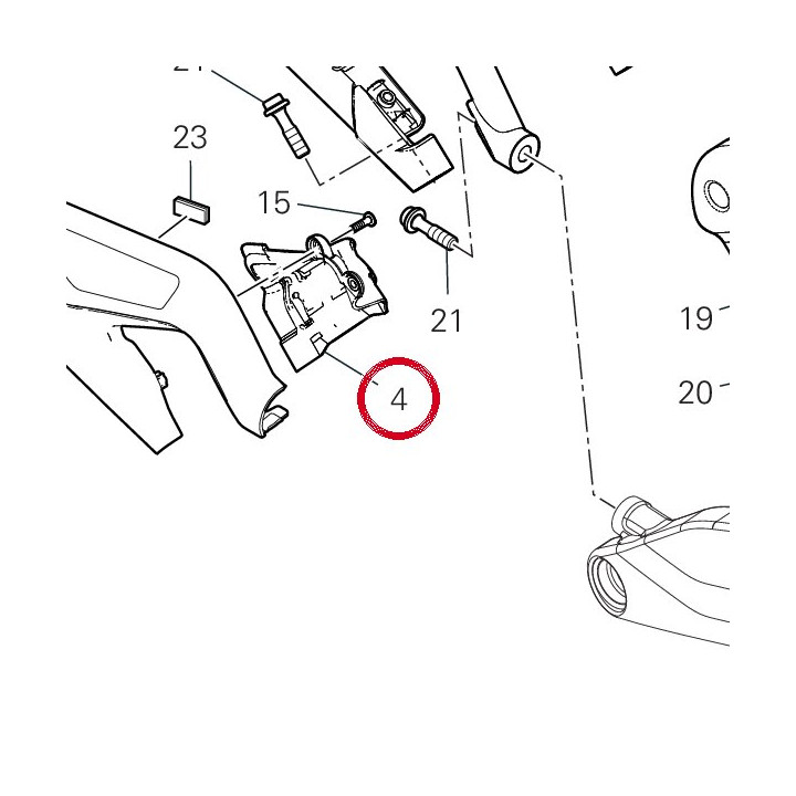 Calotte droit culasse — réf. 4601G561A | Ducati Store