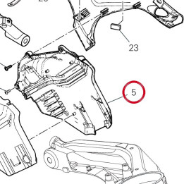 Calotte gauche culasse — réf. 4601I311A | Ducati Store