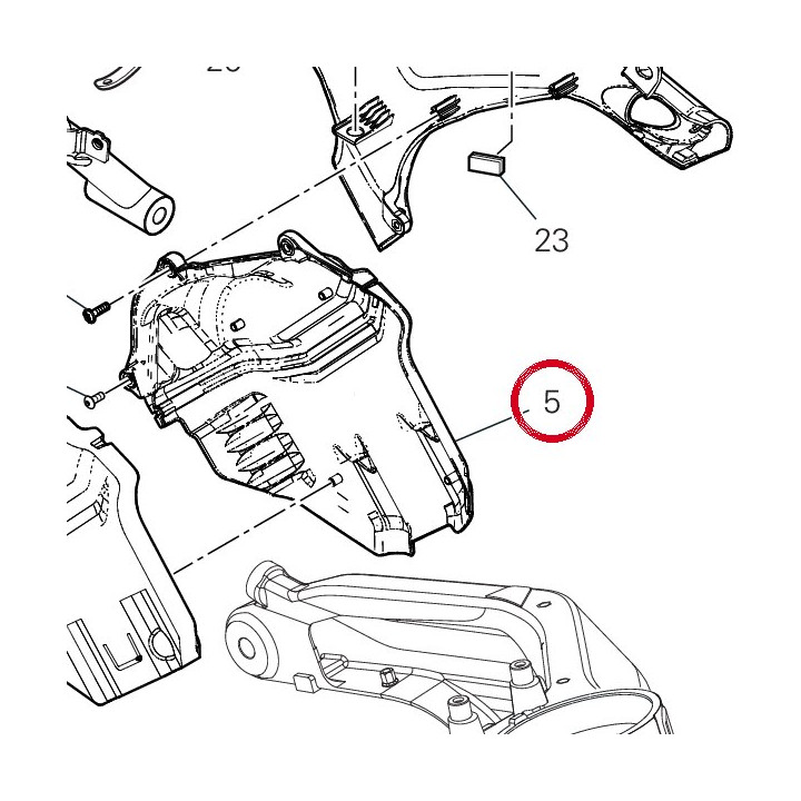 Calotte gauche culasse — réf. 4601I311A | Ducati Store