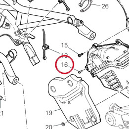 Vis tbei M4X10 77550221A — réf. 77550221A | Ducati Store