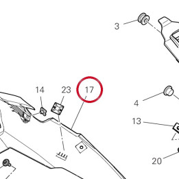 Cache inférieur 48216953A — réf. 48216953A | Ducati Store