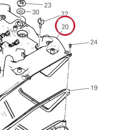 Couvercle airbox supérieur — réf. 44213212D | Ducati Store