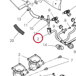 Tour parcours tuyaux — réf. 59024144B | Ducati Store