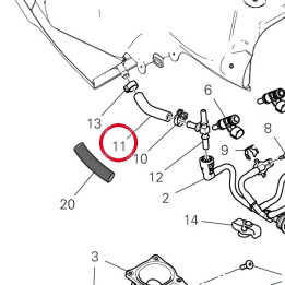 Tuyau 59018461C — réf. 59018461C | Ducati Store