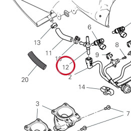 Raccord à trois voies — réf. 81416301A | Ducati Store