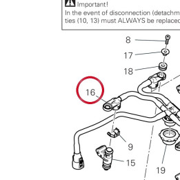 Tour parcours tuyaux — réf. 59024133B | Ducati Store