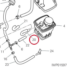Tuyau 93511421A — réf. 93511421A | Ducati Store