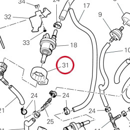 Purge valve support chn — réf. 70011411A | Ducati Store