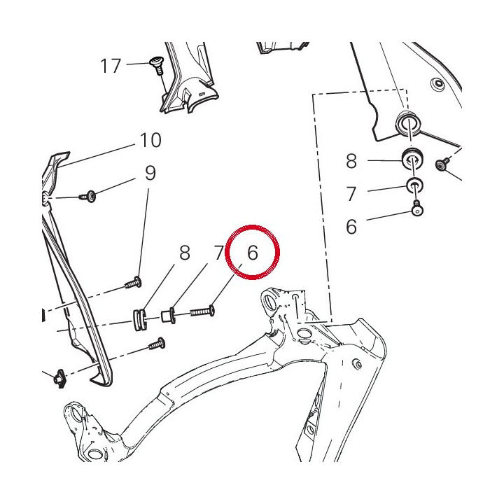 Vis M5X20 77240303C — réf. 77240303C | Ducati Store