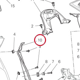 Joue interne droite — réf. 4801A742A | Ducati Store