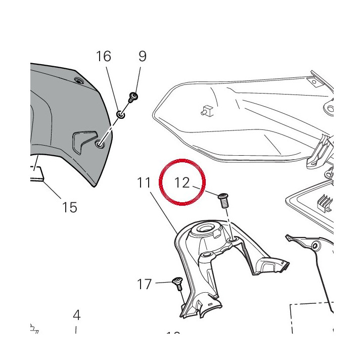Vis special 75012231AA — réf. 75012231AA | Ducati Store