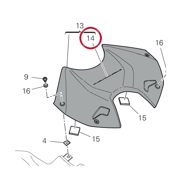 Decalcomanie Streetfighter — réf. 4381D191B | Ducati Store
