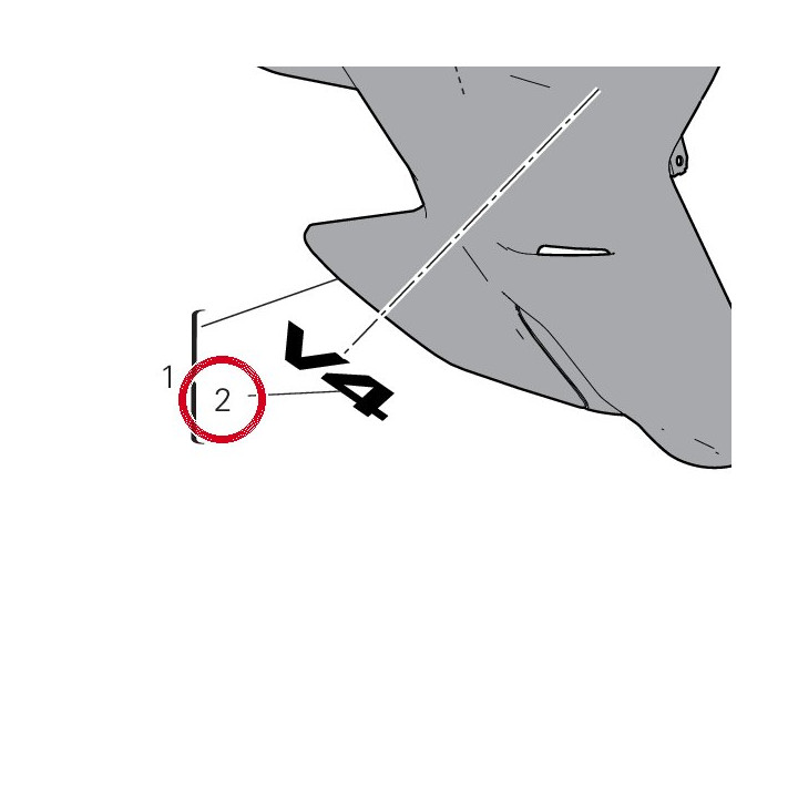 Decalcomanie 4381F651A — réf. 4381F651A | Ducati Store