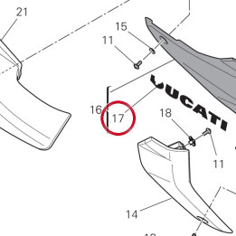 Decalcomanie 4381F701A — réf. 4381F701A | Ducati Store