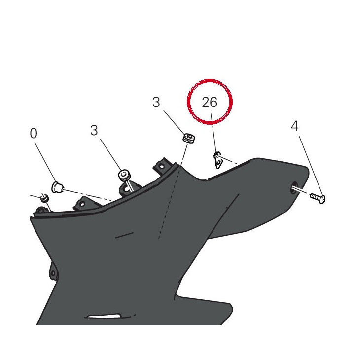 Plaquette 8271L041AA — réf. 8271L041AA | Ducati Store