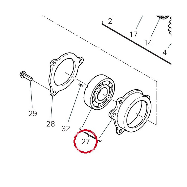 Roulement (ensemble) — réf. 710P0021B | Ducati Store