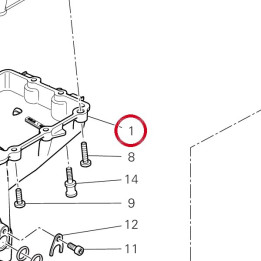 Carter huile 25210191A7 — réf. 25210191A7 | Ducati Store