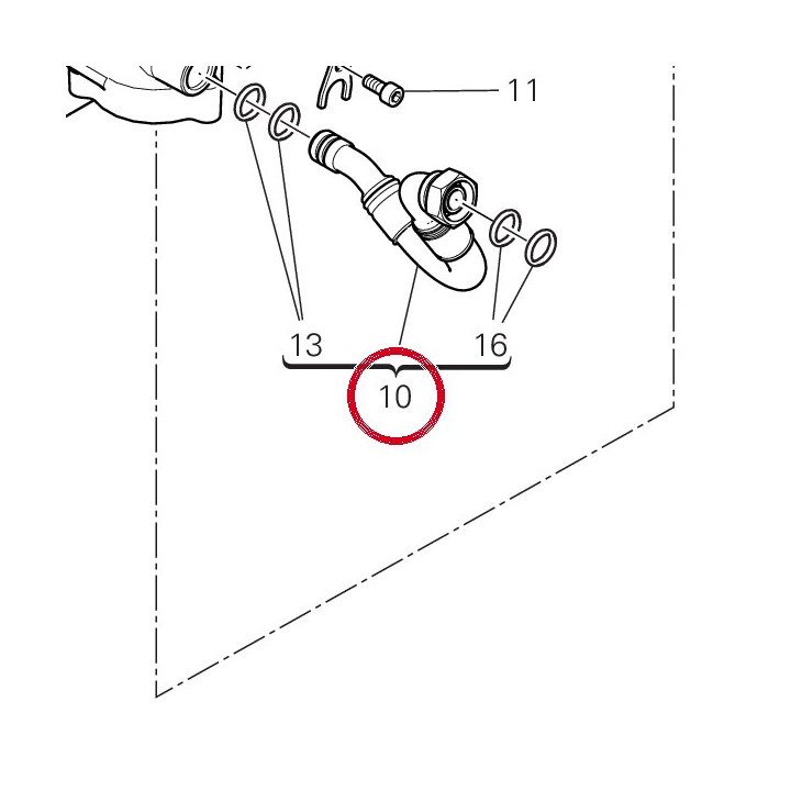 Tuyau 54911412A — réf. 54911412A | Ducati Store