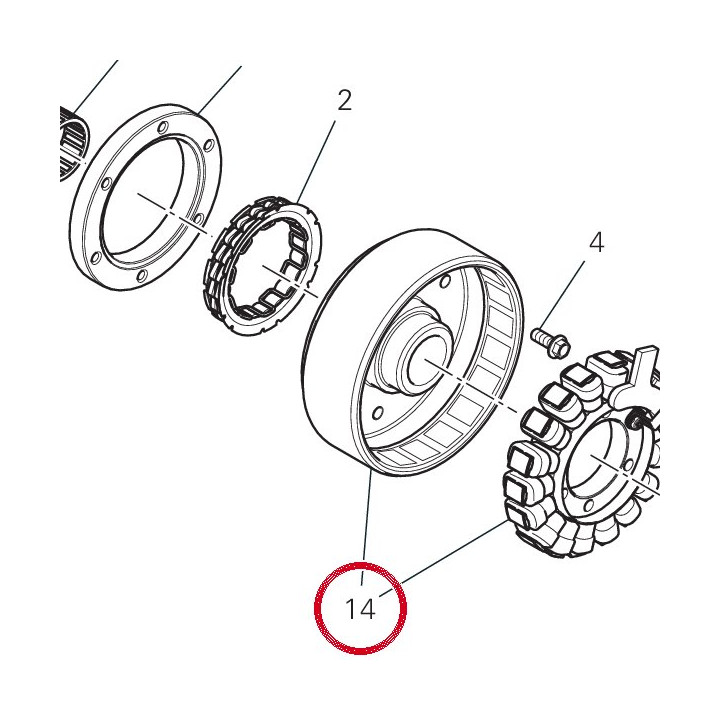 Alternateur 26420571D — réf. 26420571D | Ducati Store
