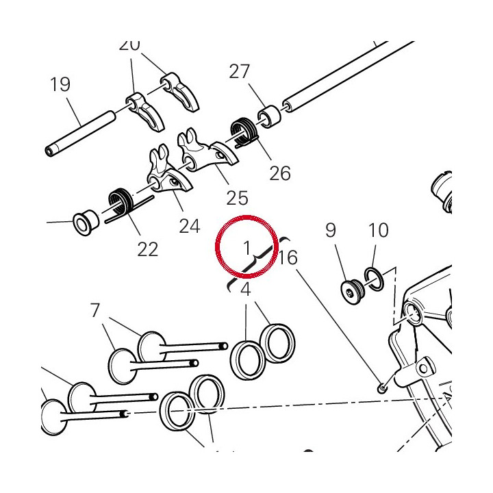 Culasse avant 30125714BR — réf. 30125714BR | Ducati Store
