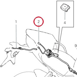 Faisceau arrière 500 h/g — réf. 5101I071A | Ducati Store