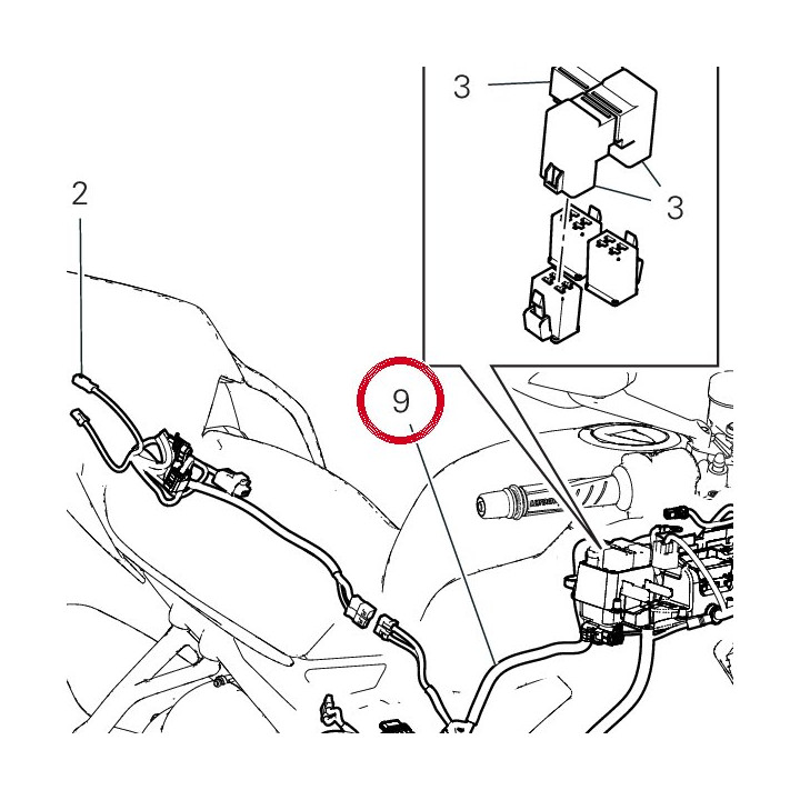 C╢blage principal 5101M271C — réf. 5101M271C | Ducati Store